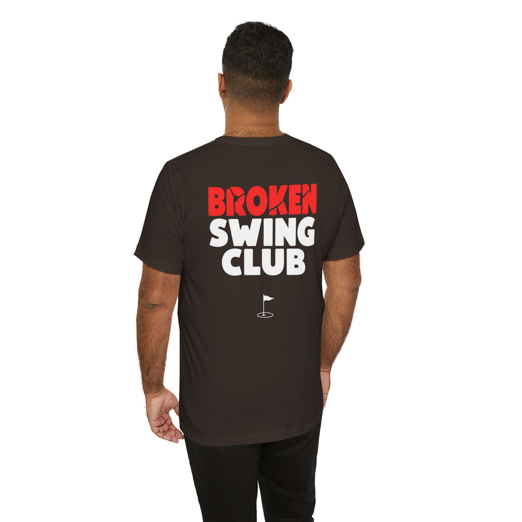"Broken Swing Club" Golf Tee