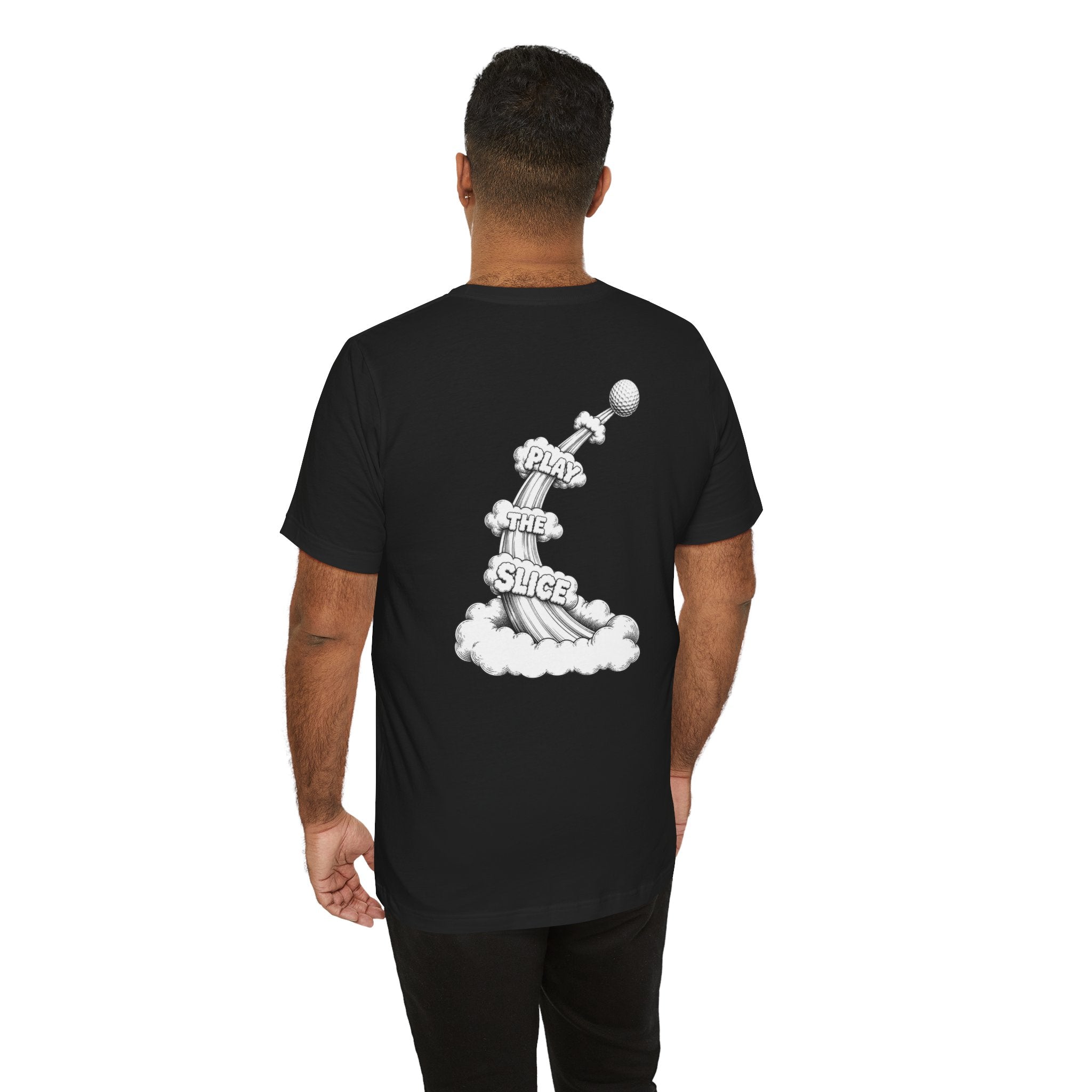 "Play The Slice" Golf Tee