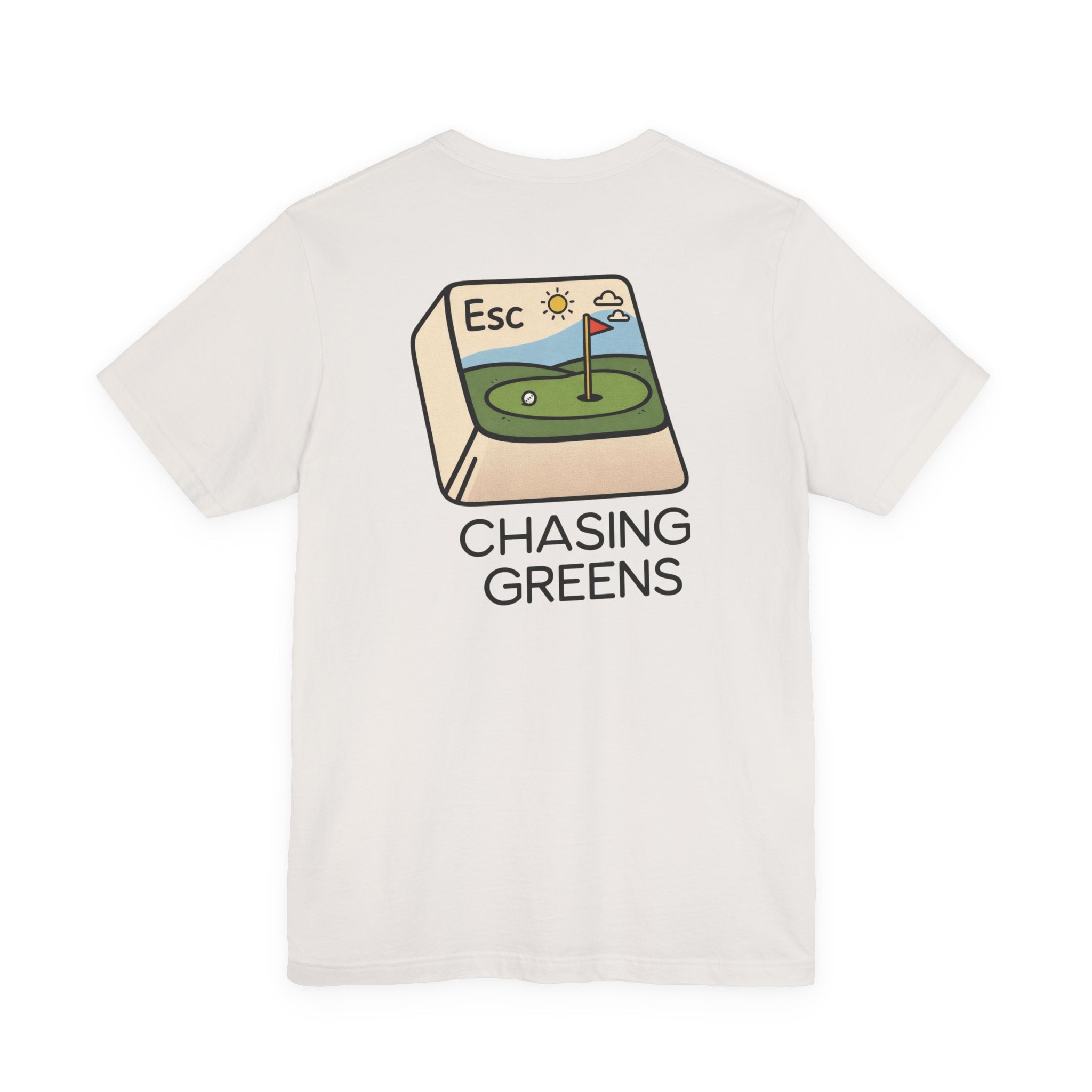 The "Escape Golfer" Tee