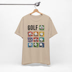 The "Many Moods Of Golf" Tee