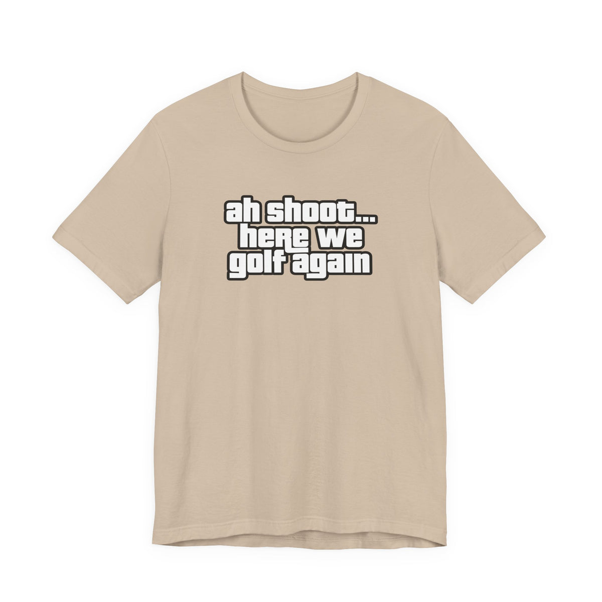 "Back At It" Golf Tee