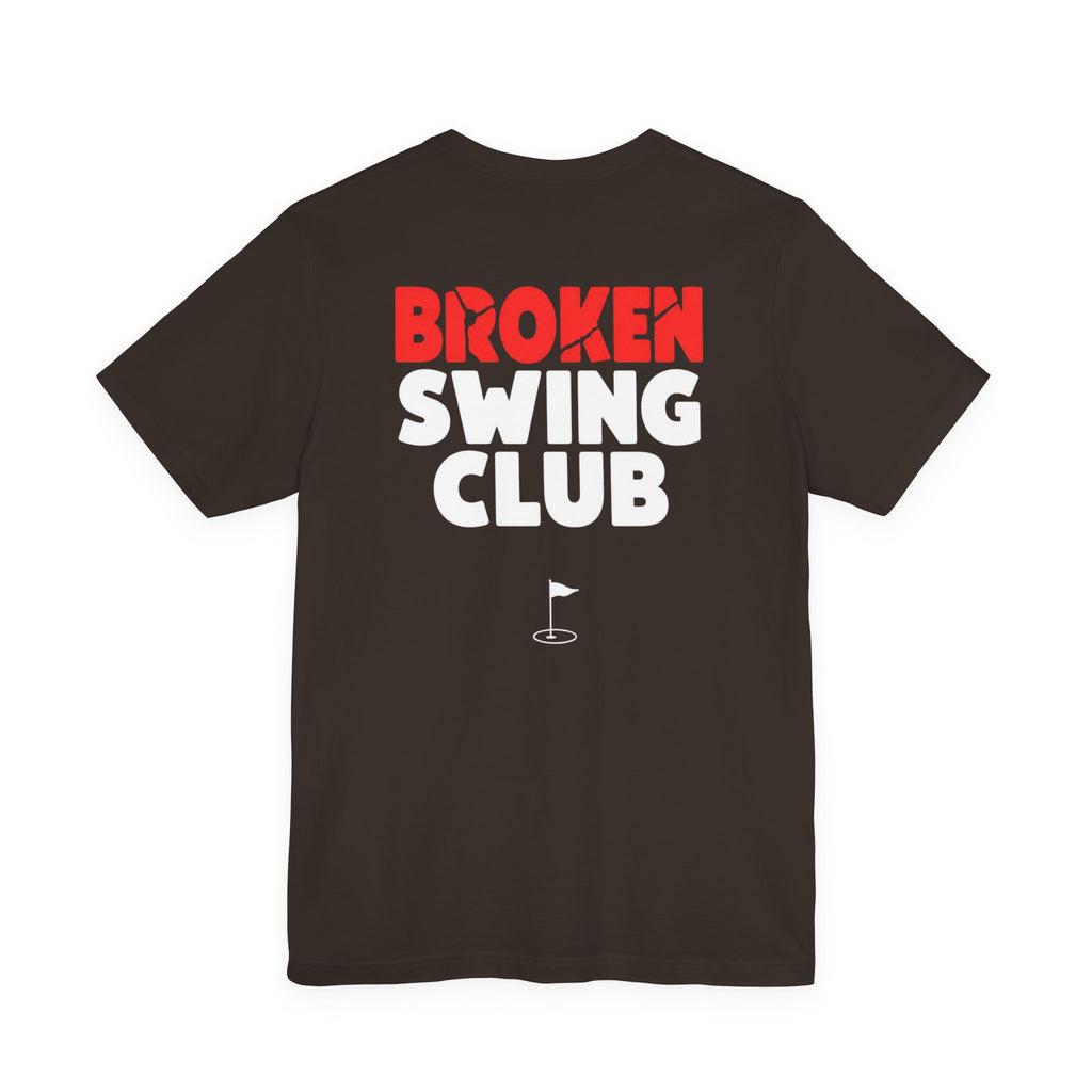 "Broken Swing Club" Golf Tee