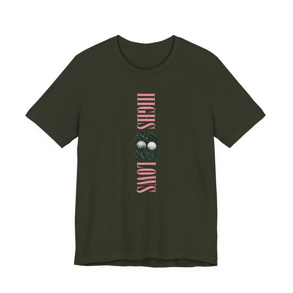"Highs & Lows" Golf Tee