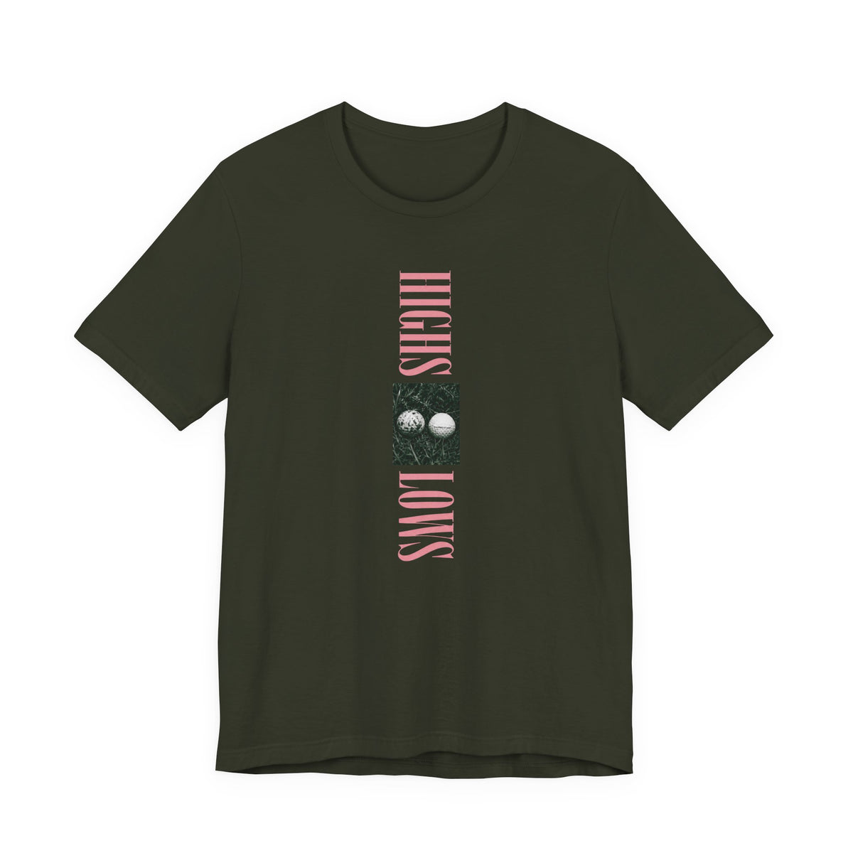 "Highs & Lows" Golf Tee