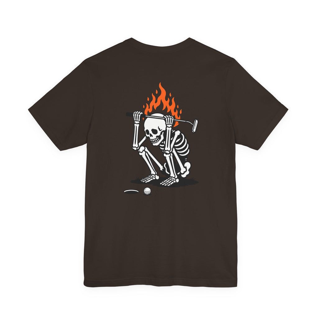 "Death by Three Putt" Golf Tee
